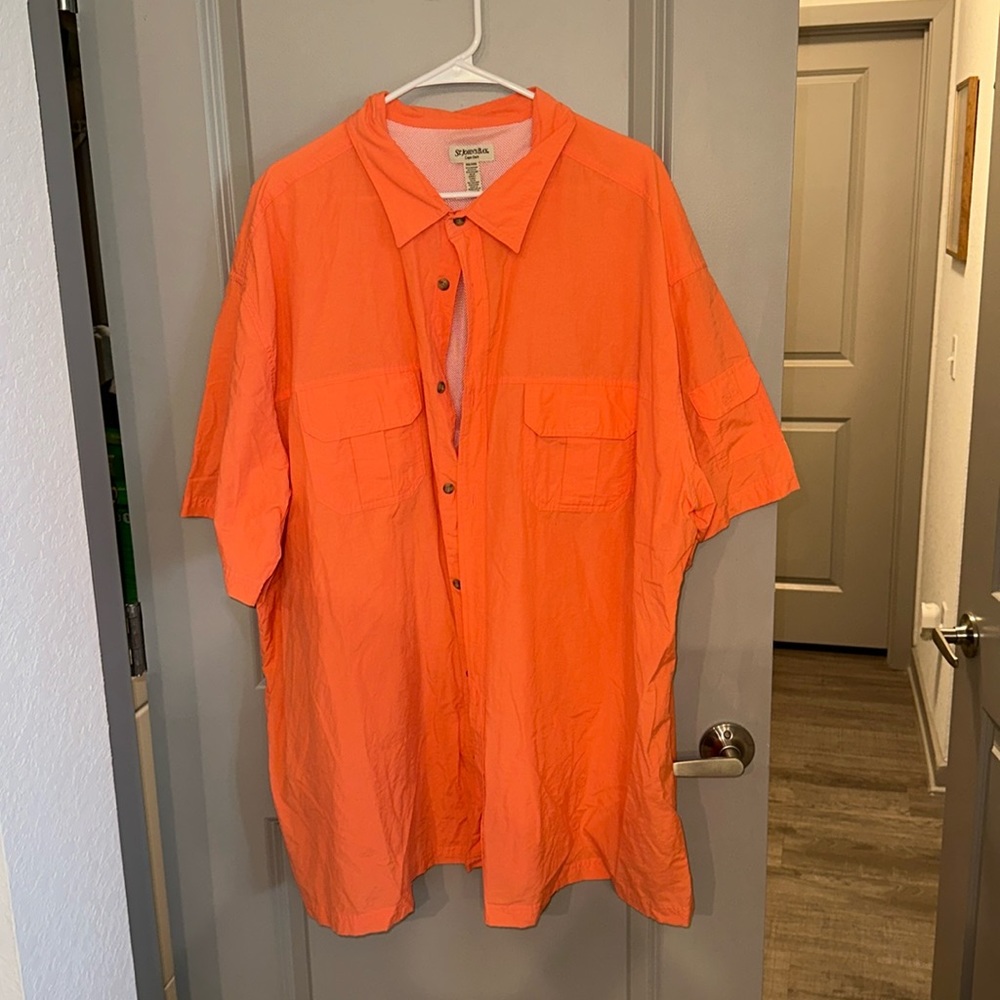 4XL Salmon Fishing Shirt